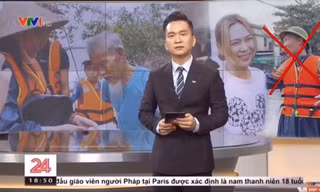 HÌnh ảnh bị Huấn "Hoa Hồng" cắt ghép.