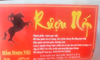 Sản phẩm rượu gây ngộ độc chết người bị thu hồi