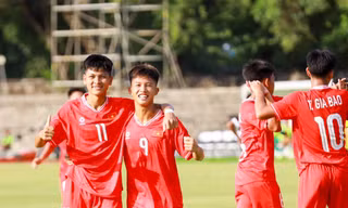 U16 Việt Nam thắng sốc trước đối thủ mạnh vượt trội ở giải Tứ hùng tại Trung Quốc