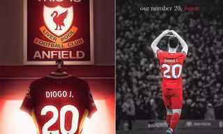 Liverpool sẽ treo vĩnh viễn số áo của cầu thủ xấu số Diogo Jota?