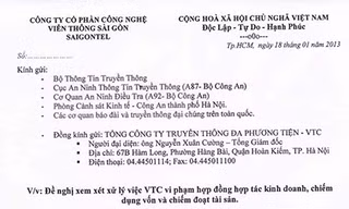 Saigontel 'tố' VTC chiếm dụng 3,9 triệu USD