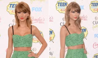 Taylor Swift đẹp như búp bê Barbie trên thảm đỏ TCA 2014
