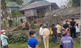 Hiện trường vụ án mạng. Ảnh: N.L