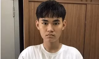 Nguyễn Thanh Bình tại cơ quan công an.