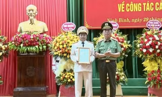 Đại tá Đặng Trọng Cường tại lễ nhận quyết định.