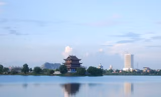 Một góc công viên Tràng An.