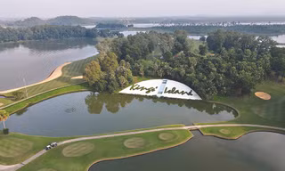  CLB golf BRG Kings Island Golf Resort nằm ở vị trí thuận tiện, cảnh quan đẹp, là điểm đến yêu thích của các golfer ảnh: MẠNH THẮNG 
