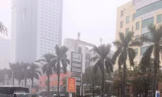 Mưa lớn, đường thành phố Vinh biến thành “sông” 