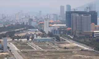  Khu vực sân bay Nước Mặn, nơi có 21 lô đất liên quan đến yếu tố người Trung Quốc trước đây Đà Nẵng đã phải giải trình Ảnh: Nguyễn Thành 