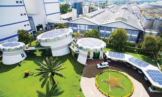 Hiện 4 trên 6 nhà máy bia của HEINEKEN Việt Nam sử dụng nhiệt năng từ năng lượng tái tạo và nhiên liệu sinh khối, không phát thải các-bon 