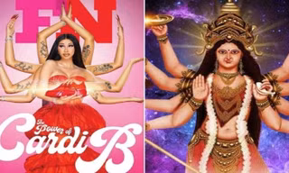 Hình ảnh Cardi B bị cho là xúc phạm Nữ thần Durga của đạo Hindu 