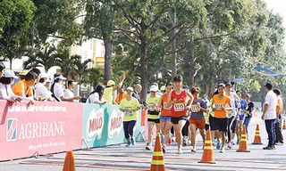 Việt dã toàn quốc và Marathon giải báo Tiền Phong lần thứ 59 tại Buôn Ma Thuột, Đắk Lắk ảnh: NHƯ Ý 