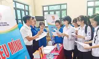 Tỉnh Đoàn Bắc Ninh tư vấn nghề nghiệp cho học sinh