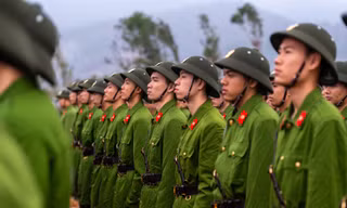 Gần 1.700 tân binh tham gia huấn luyện tại Trung đoàn CSCĐ Đông Bắc
