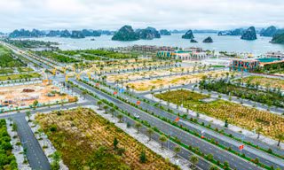 Đặc khu Vân Đồn nhìn từ trên cao