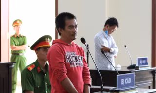 Bị cáo Sang tại phiên tòa - Ảnh: Kim Hà.