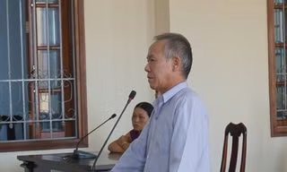 Bị cáo Trí tại phiên tòa.