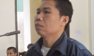Bị cáo Lô Văn Điệp tại tòa.