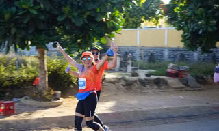 Chị Nguyễn Phương Anh dự Tiền Phong Marathon 2020 tại Lý Sơn