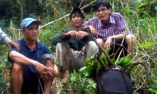 'Người rừng' Quảng Ngãi đóng phim