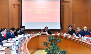 Triển khai một số ứng dụng mới để phục vụ hội nghị Trung ương, đại hội Đảng