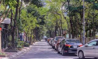 Con phố được đặt tên Lưu Quang Vũ ở Hà Nội. Ảnh: Duy Phạm