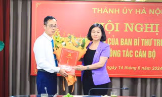 Ban Bí thư chuẩn y nhân sự Phó Chủ nhiệm Ủy ban Kiểm tra Thành ủy Hà Nội