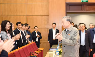 Tổng Bí thư Tô Lâm tiếp xúc cử tri thành phố Hà Nội