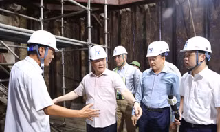 Bí thư Hà Nội kiểm tra tiến độ hệ thống xử lý nước thải Yên Xá 