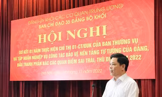 Ông Nguyễn Văn Thể: Đảng viên học Nghị quyết mà nói chuyện, xem điện thoại là 'suy thoái'