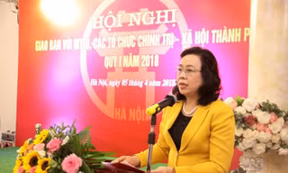 Nguyên Phó Bí thư Thường trực Thành uỷ Hà Nội Ngô Thị Thanh Hằng