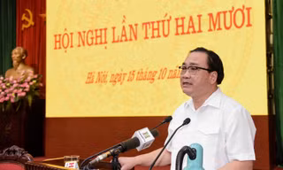 Bí thư Thành ủy Hà Nội Hoàng Trung Hải