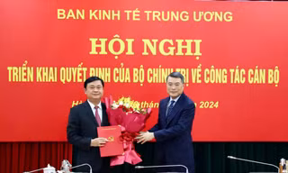Bí thư Tỉnh uỷ Nghệ An làm Phó trưởng Ban Kinh tế Trung ương