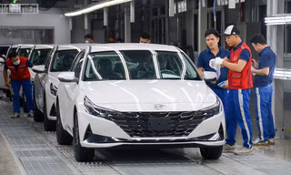 Sản lượng ô tô lắp ráp trong nước liên tục tăng