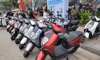 Thị trường xe máy Việt Nam tiếp đà tăng trưởng nhờ xe điện