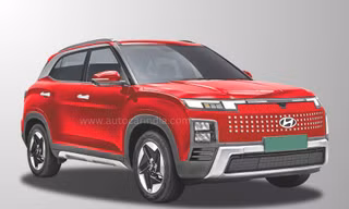 Hyundai Creta phiên bản chạy điện chuẩn bị được ra mắt