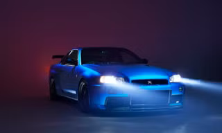 Xế cổ Nissan GT-R R34 được phục chế thành siêu xe