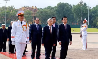 Lãnh đạo Đảng, Nhà nước viếng Chủ tịch Hồ Chí Minh