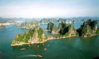 Một góc Vịnh Hạ Long. Ảnh: IE