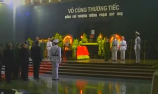 Thượng tướng Phạm Quý Ngọ an táng tại quê nhà