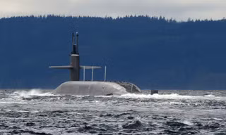Tàu ngầm hạt nhân USS Pennsylvania. Ảnh: Hải quân Mỹ