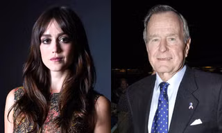 Nữ diễn viên Heather Lind (trái) tố bị cựu Tổng thống Mỹ George H.W. Bush tấn công tình dục.