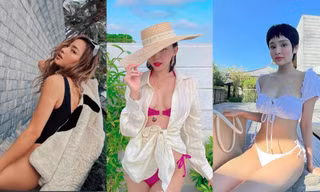 Sao Việt trong cuộc đua bikini nóng bỏng: Ai cũng tự tin khoe ngực đầy eo thon