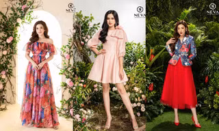 Hoa hậu, Á hậu mặc gì cũng đẹp nhưng xuất sắc nhất là khoe dáng với họa tiết hoa