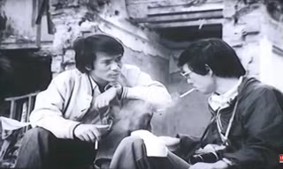 Tất Bình (vai Vũ) và nhà báo Tacano (Đặng Nhật Minh đóng)