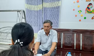 Chị Q đang trình bày với PV Tiền Phong 