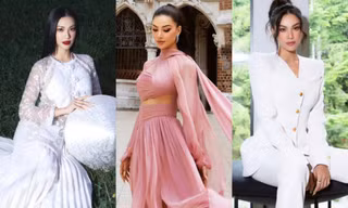 Á hậu Kim Duyên diện đồ nổi bật khi làm giám khảo Miss Supranational 2024