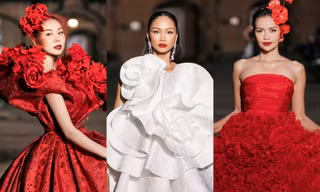 Hoa hậu H’Hen Niê, Ngọc Châu, Minh Tú khoe trình catwalk tại Úc với trang phục cầu kỳ