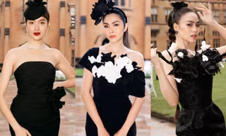 Tăng Thanh Hà, Ninh Dương Lan Ngọc và dàn người đẹp kiêu sa với sắc đen