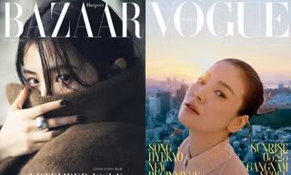 Màn đọ sắc ấn tượng của Song Hye Kyo và “bản sao” trên bìa Kim Cửu các tạp chí đình đám